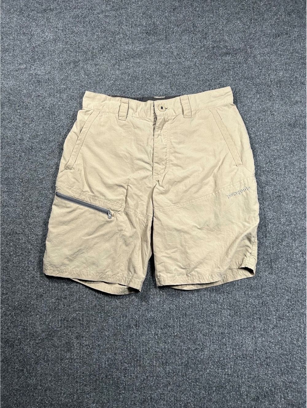 Patagonia Men's Lightweight Beige Hiking Shorts XS